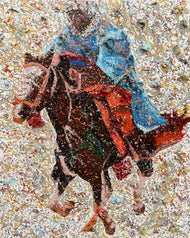 Rider of Living Paint