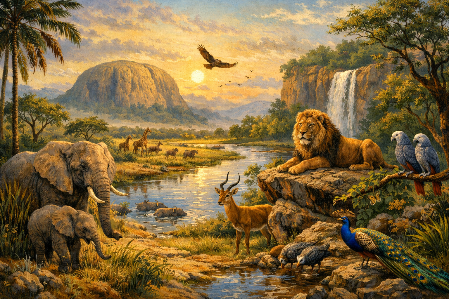 African Wildlife and Landscapes